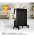 Radiador de Mica TARCOLA con mando 2000W Negro