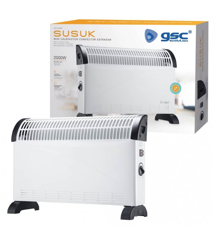 Calefactor Convector Mini SUSUK Blanco 2000W