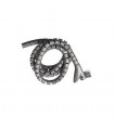 Organizador De Cables 25mm 2.5m Helicoidal gris
