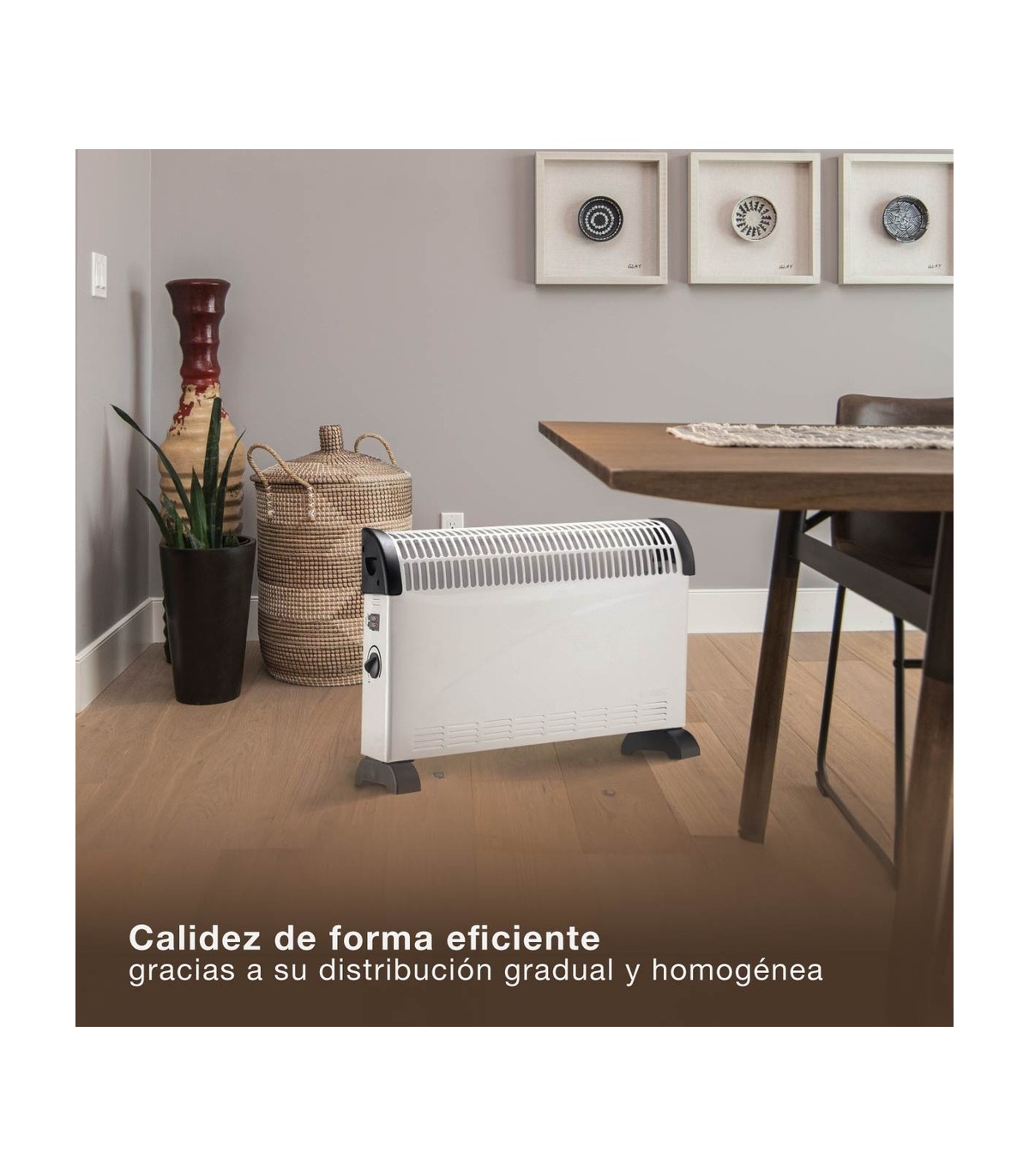 Calefactor Convector Mini SUSUK Blanco 2000W