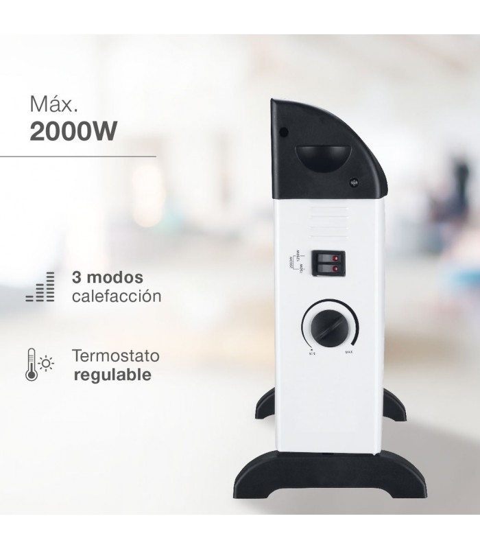 Calefactor Convector Estándar SUSUK Blanco 2000W