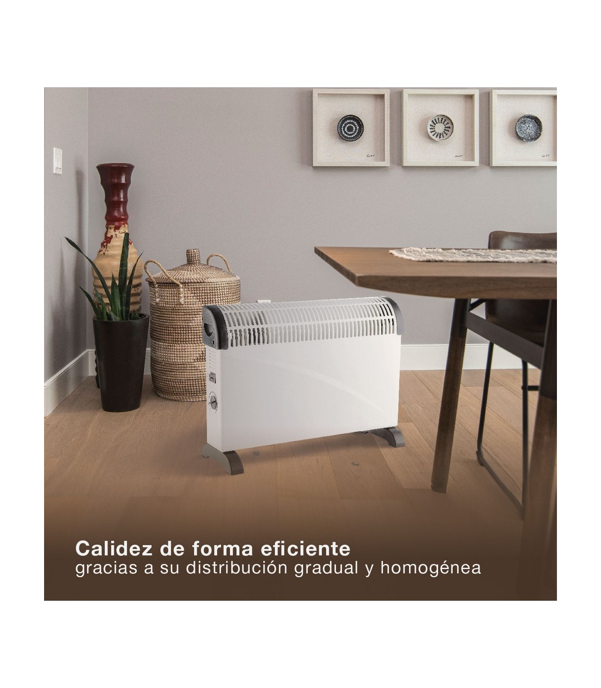 Calefactor Convector Estándar SUSUK Blanco 2000W