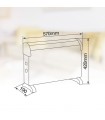Calefactor Convector Turbo SUSUK Blanco 2000W