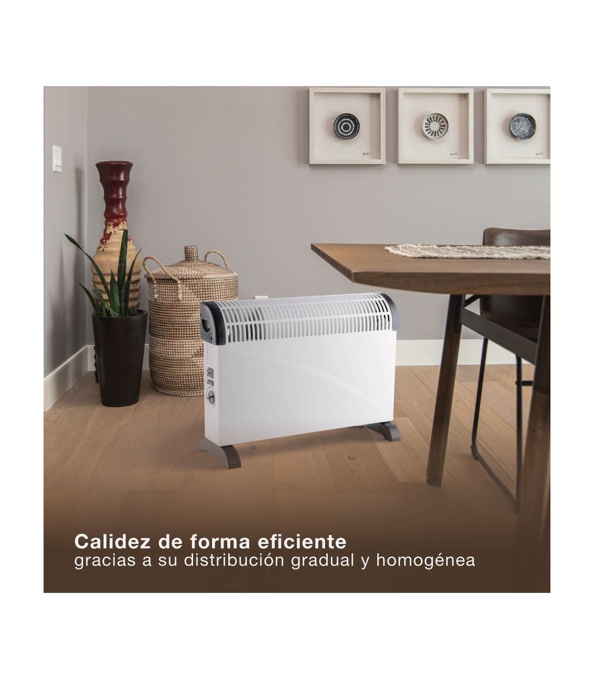 Calefactor Convector Turbo SUSUK Blanco 2000W