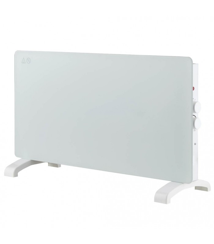 Radiador Convector de cristal ZANTHUS Blanco 2000W