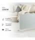 Radiador Convector de cristal ZANTHUS Blanco 2000W
