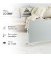Radiador Convector de cristal ZANTHUS Blanco 2000W