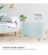Radiador Convector de cristal ZANTHUS Blanco 2000W