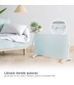 Radiador Convector de cristal ZANTHUS Blanco 2000W