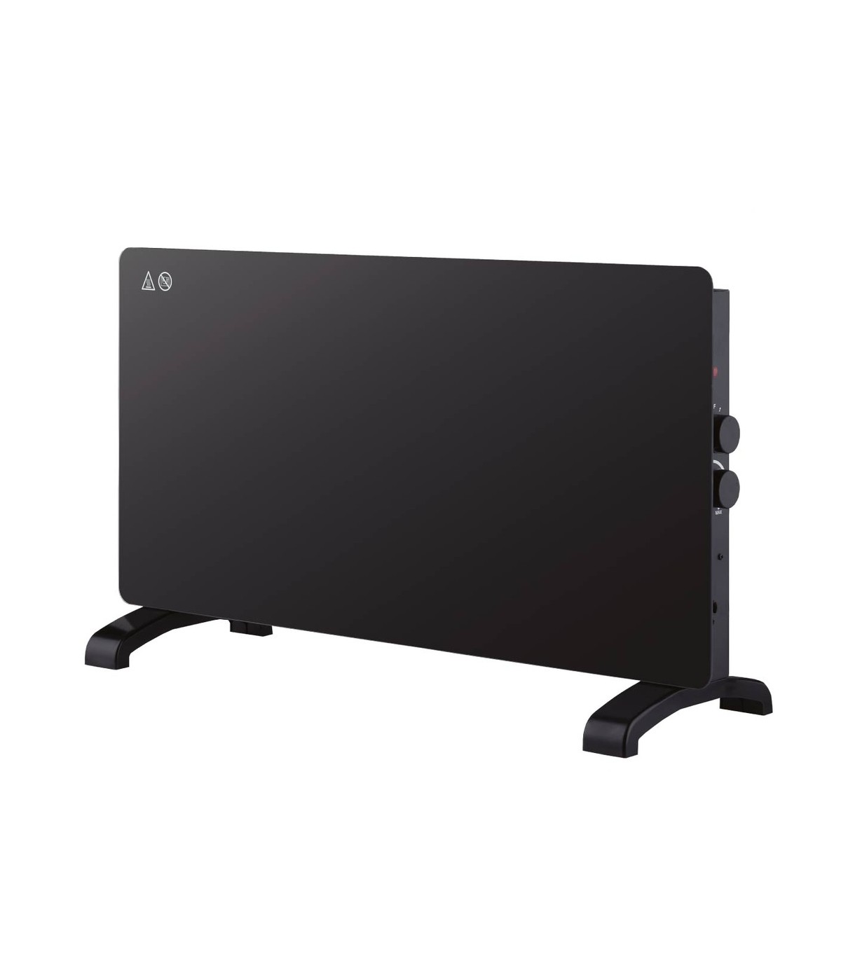 Radiador Convector de cristal ZANTHUS Negro 2000W