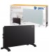 Radiador Convector de cristal ZANTHUS Negro 2000W