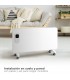 Radiador Convector Digital WIFI BETONG Blanco 1500W