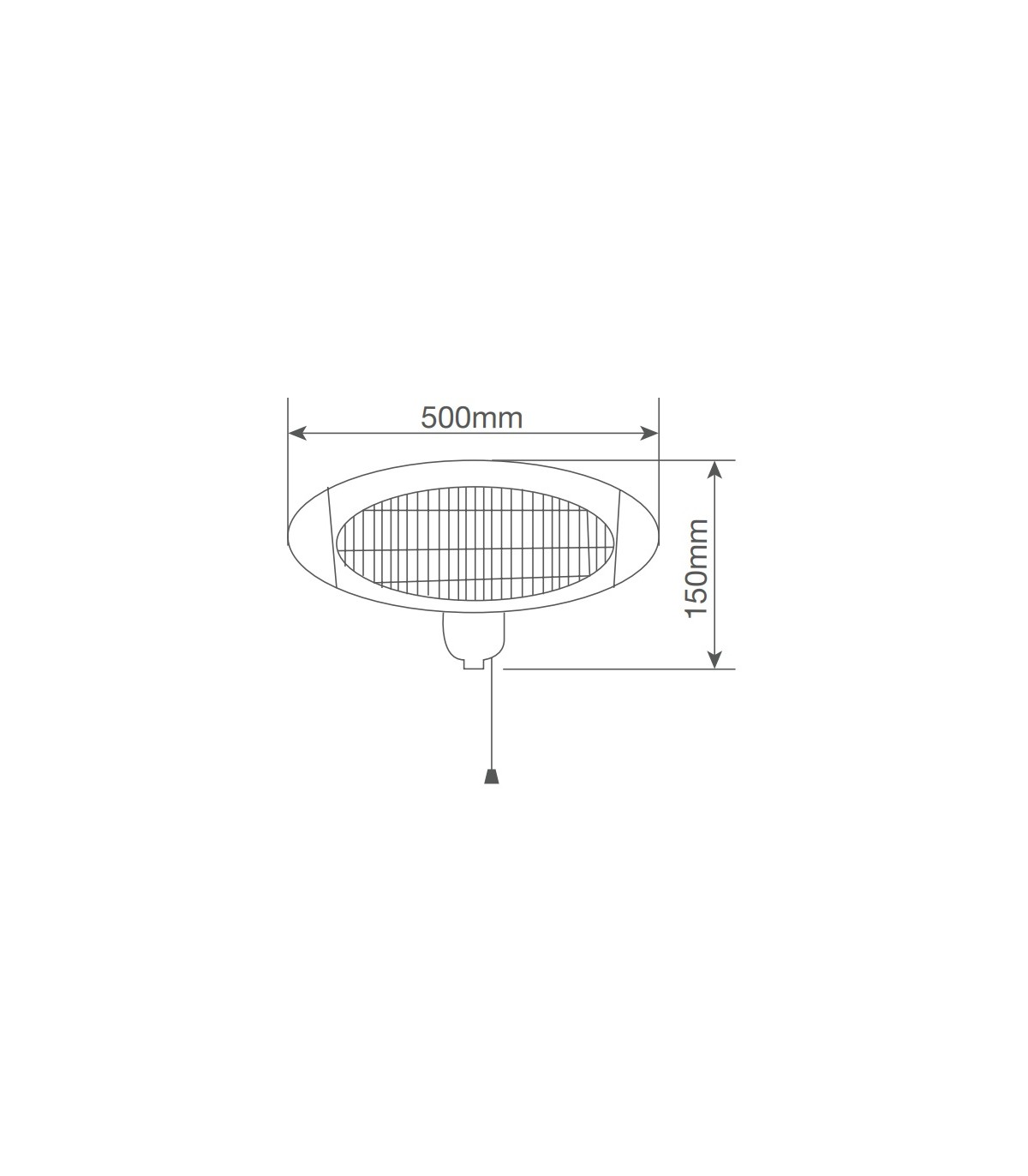 Estufa De Cuarzo De Exterior RASAU 2200W
