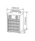 Calefactor Industrial SALIKI Max. 2000W