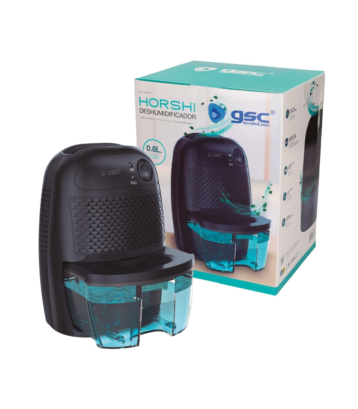 Deshumidificador HORSI 23W 800ml