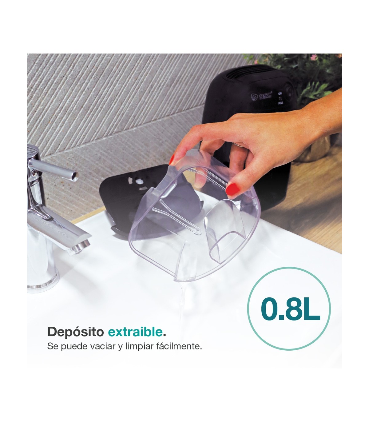 Deshumidificador HORSI 23W 800ml
