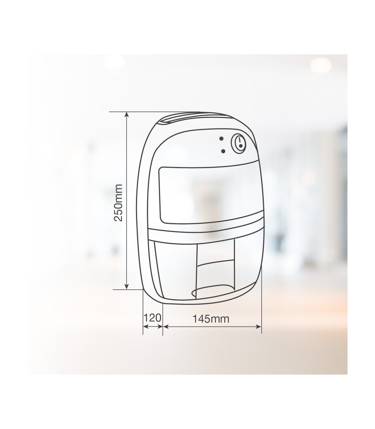 Deshumidificador HORSI 23W 800ml