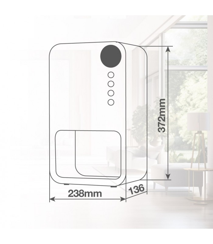 Deshumidificador BOURE XL 85W 3.8L