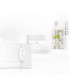Calentador de cama eléctrico sencillo 150x80cm 60W Blanco