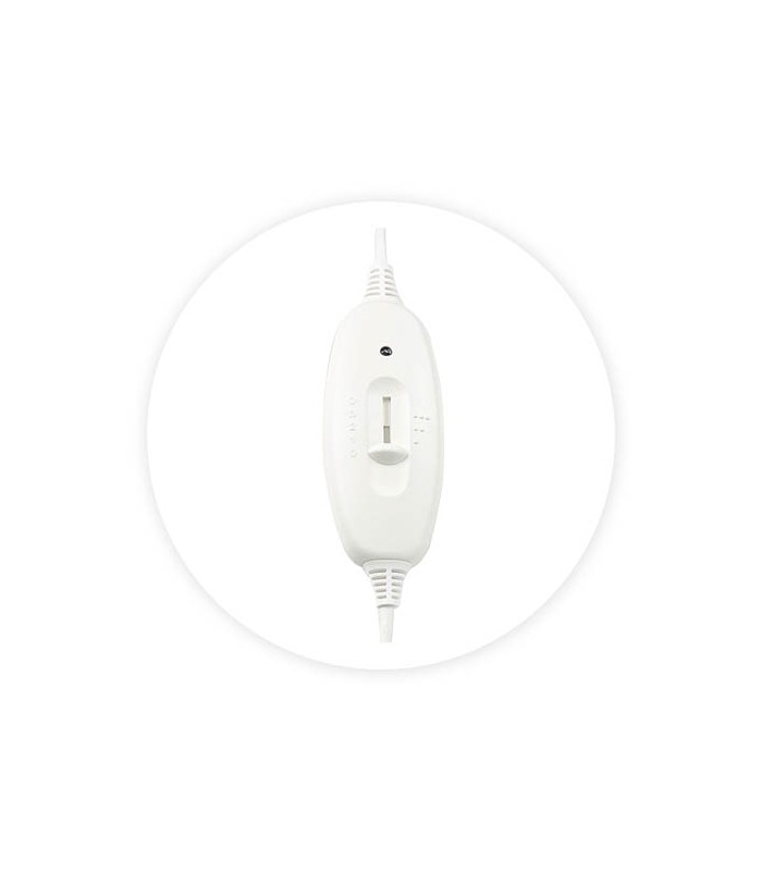Calentador de cama eléctrico sencillo 150x80cm 60W Blanco