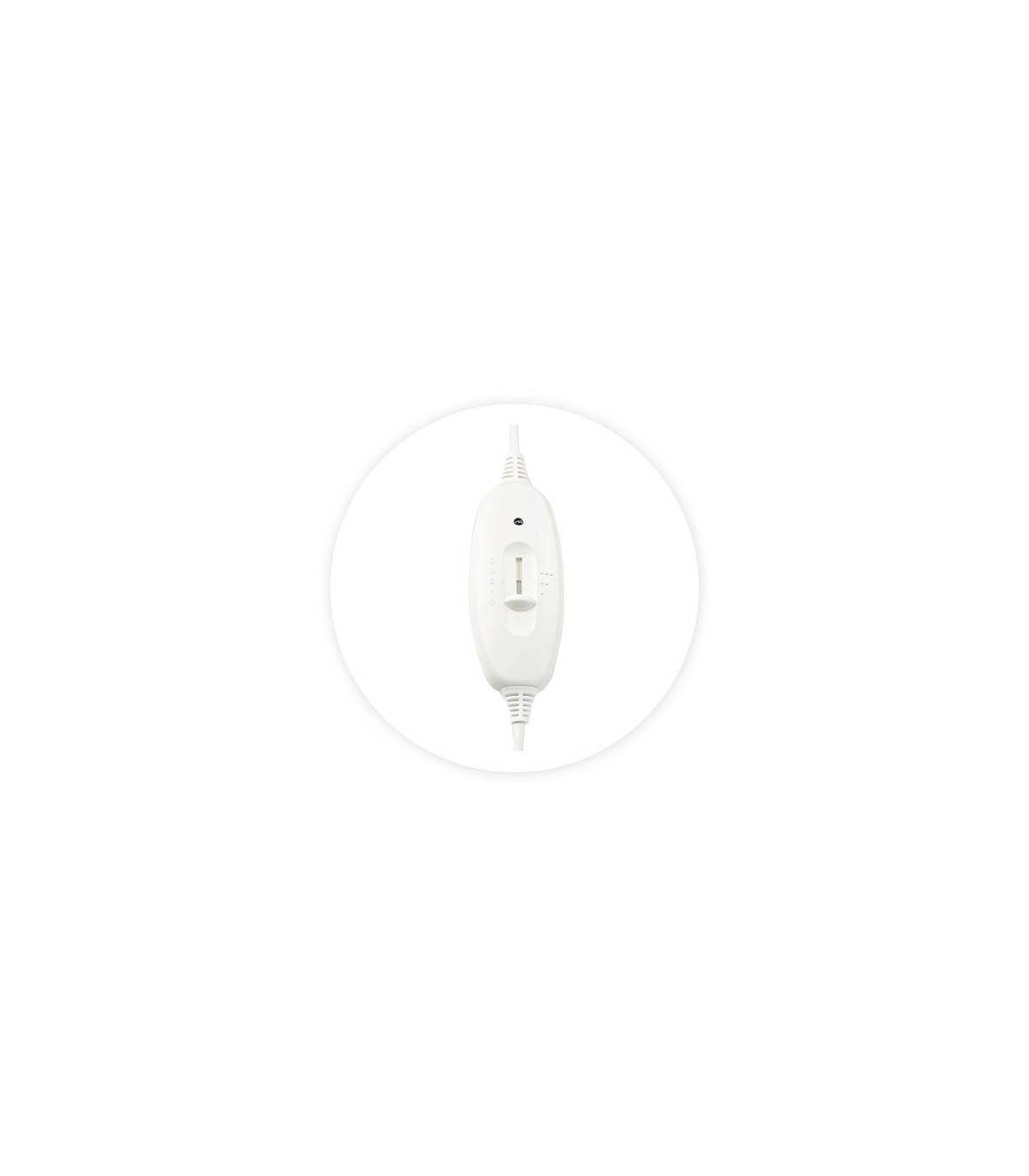 Calentador de cama eléctrico sencillo 150x80cm 60W Blanco
