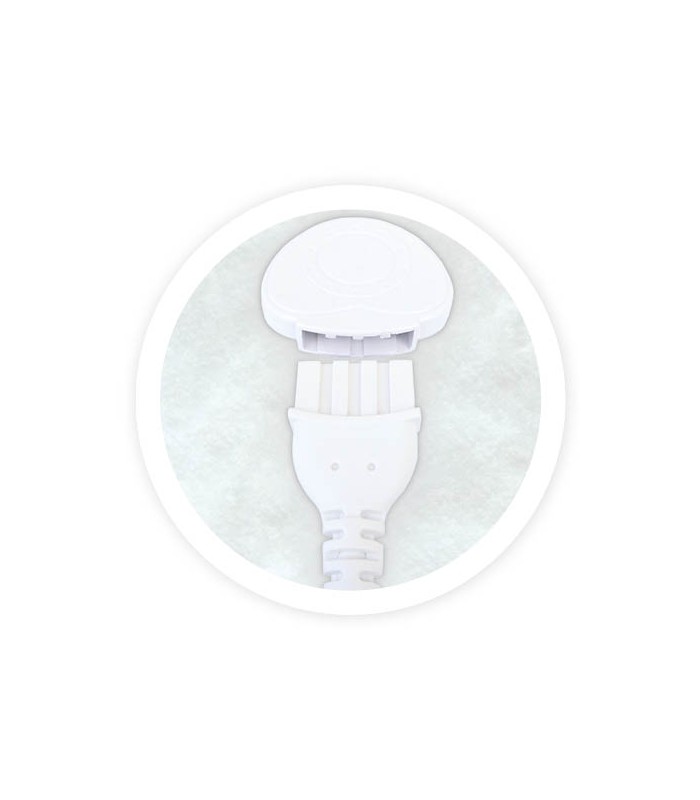 Calentador de cama eléctrico sencillo 150x80cm 60W Blanco