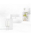 Calentador de cama eléctrico doble 160x140cm 2x60W Blanco