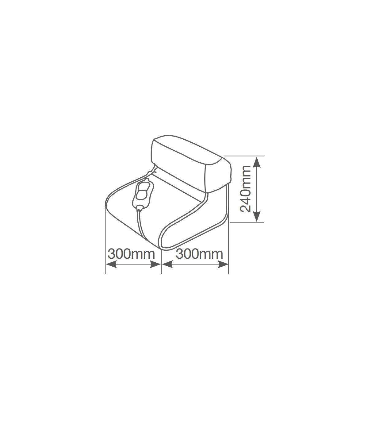 Calientapiés eléctrico 100W