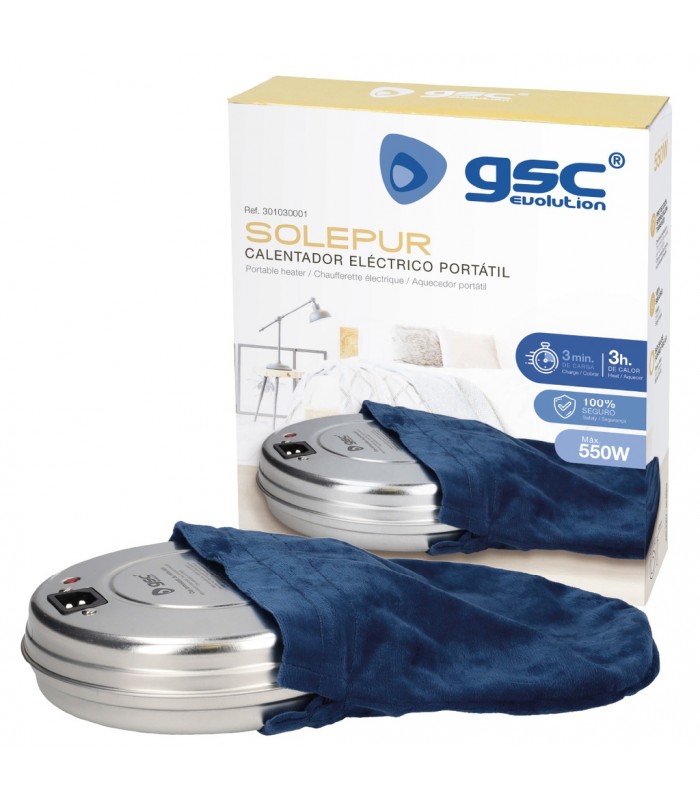 Calentador eléctrico portátil Solepur Máx. 550W