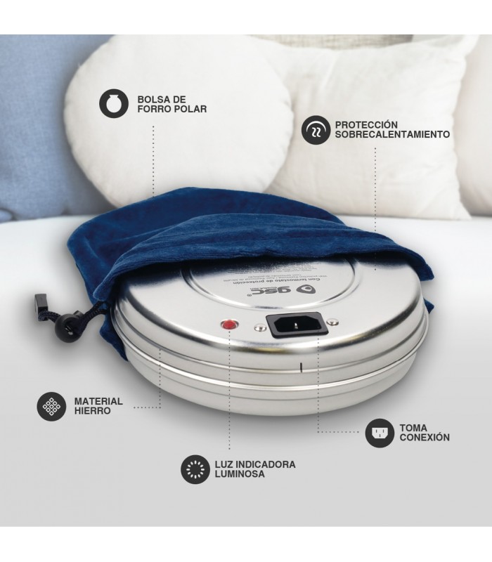 Calentador eléctrico portátil Solepur Máx. 550W