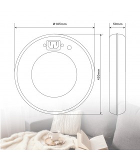 Calentador eléctrico portátil Solepur Máx. 550W