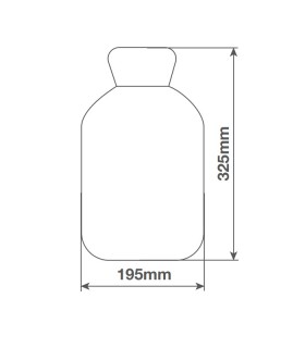 Bolsa de agua caliente 2L Zorro rojo