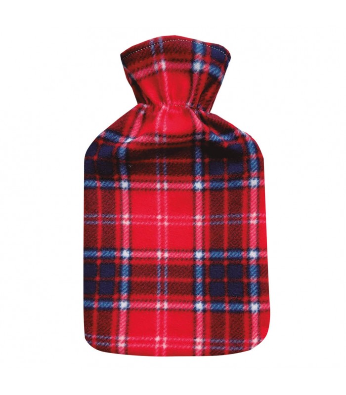 Bolsa de agua caliente 2L Cuadro escocés rojo