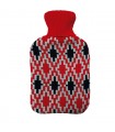 Bolsa de agua caliente 2L Rombo rojo