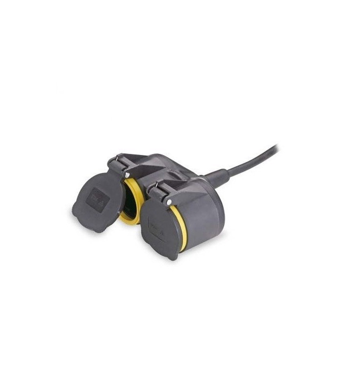 Doble Sucko con Tapas para Engarzar Cable IP44