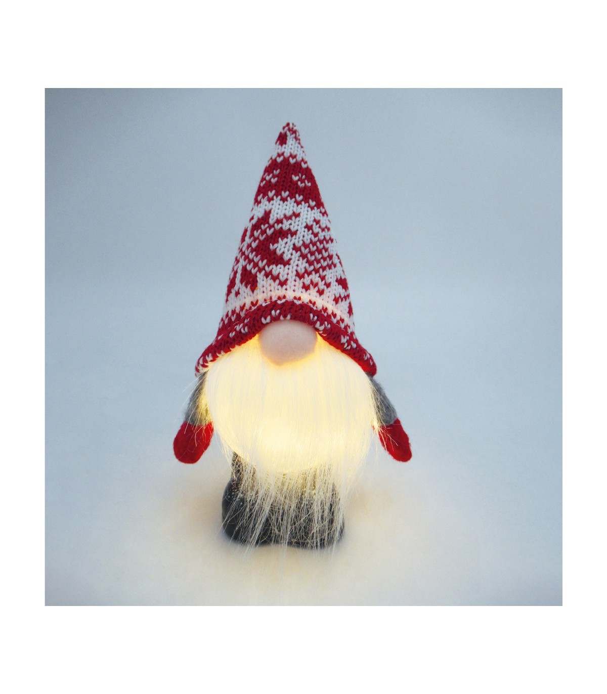 Gnomo Navidad LED de pie SICCO 16cm 3000K