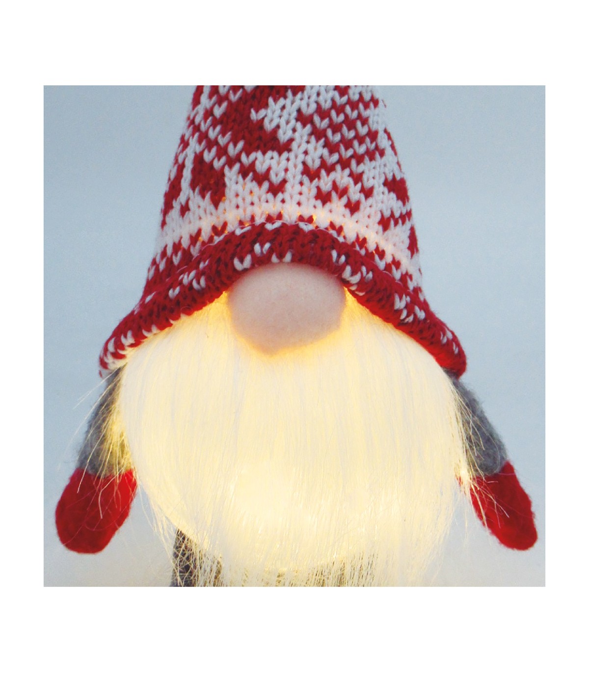 Gnomo Navidad LED de pie SICCO 16cm 3000K