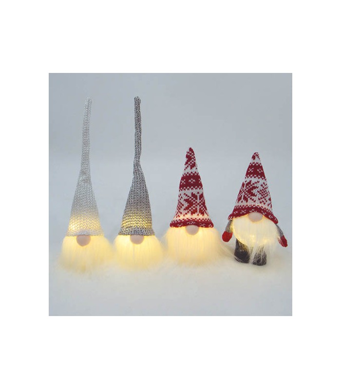 Gnomo Navidad LED de pie SICCO 16cm 3000K