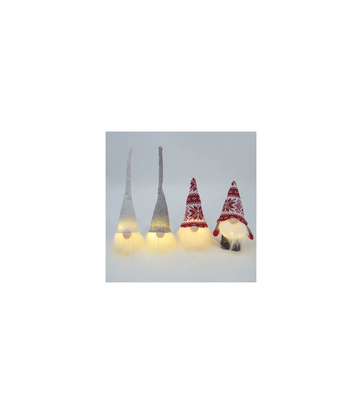 Gnomo Navidad LED de pie SICCO 16cm 3000K