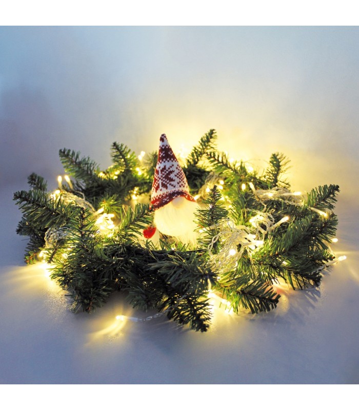 Gnomo Navidad LED de pie SICCO 16cm 3000K