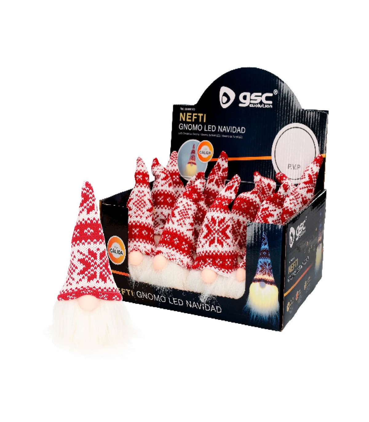 Gnomo Navidad LED NEFTI 16cm 3000K