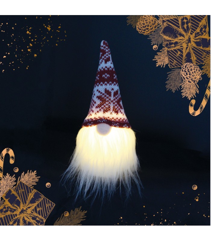 Gnomo Navidad LED NEFTI 16cm 3000K