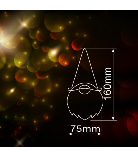 Gnomo Navidad LED NEFTI 16cm 3000K