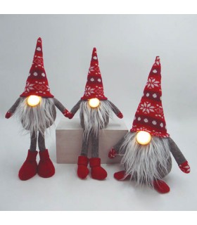 Gnomo sentado LED Hagin 36cm 3000K