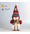 Pajaro Navidad LED FROSTINE 21cm 3000K