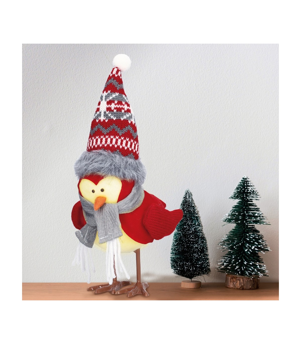 Pajaro Navidad LED FROSTINE 21cm 3000K