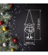 Pajaro Navidad LED FROSTINE 21cm 3000K