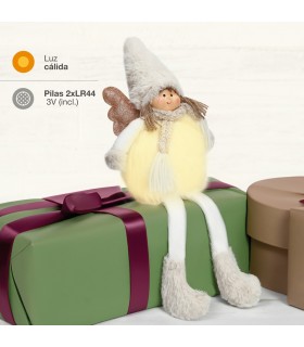 Angel Sentado LED HANIEL 48cm 3000K