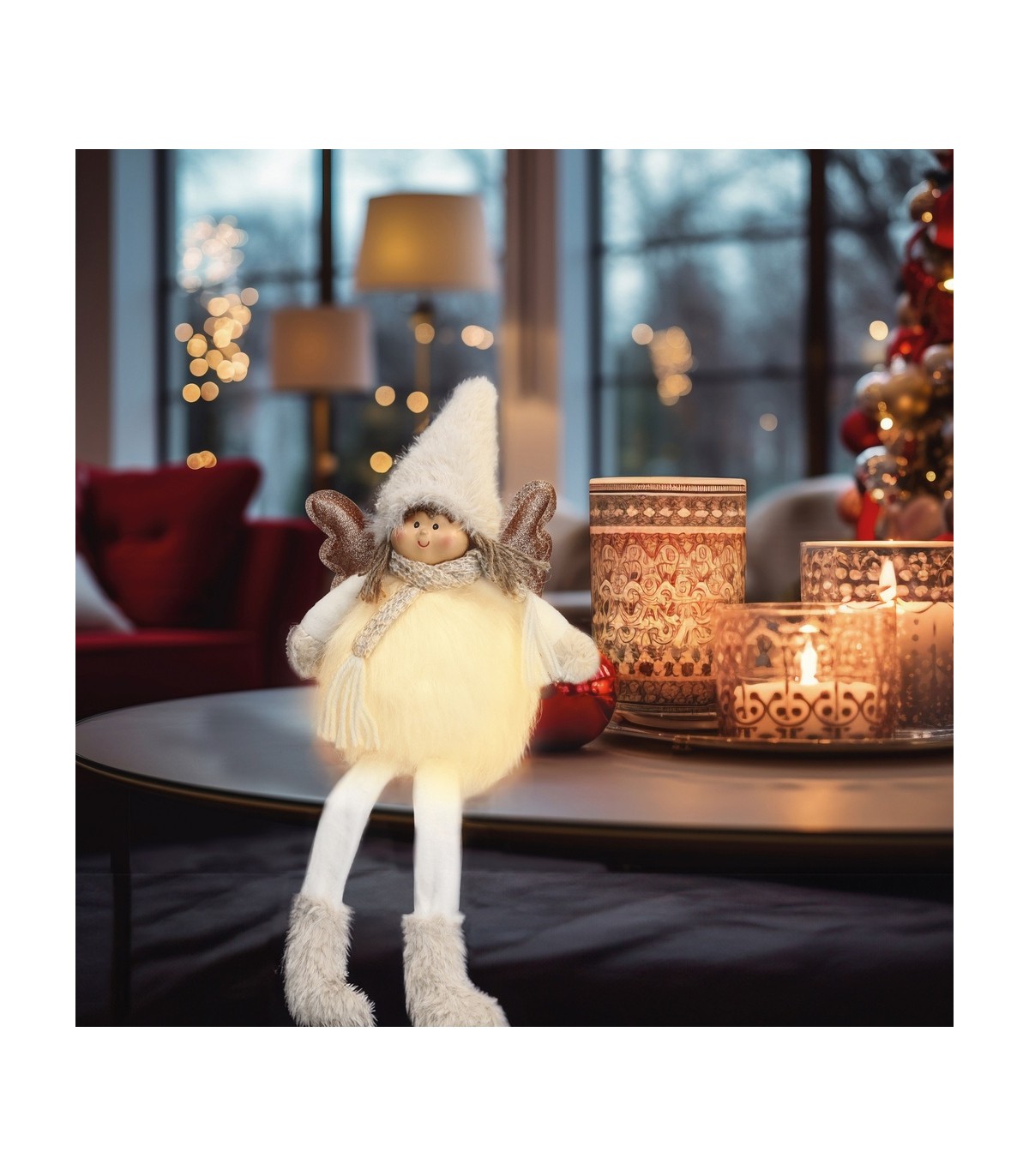 Angel Sentado LED HANIEL 48cm 3000K