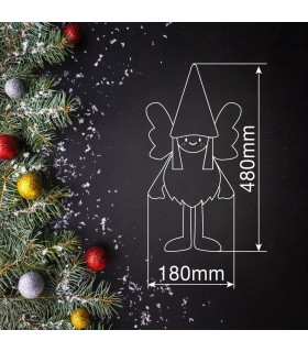 Angel Sentado LED HANIEL 48cm 3000K